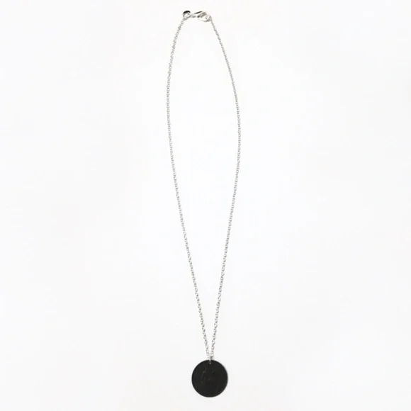 Antique 1875 Coin Necklace — “925” 18-inch Chain - Picture 3 of 5